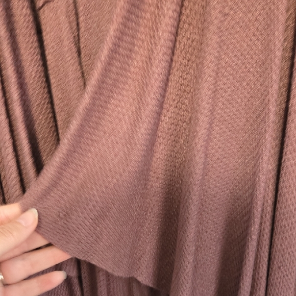 Torrid Women's Mauve Open Sweater - Picture 4 of 5